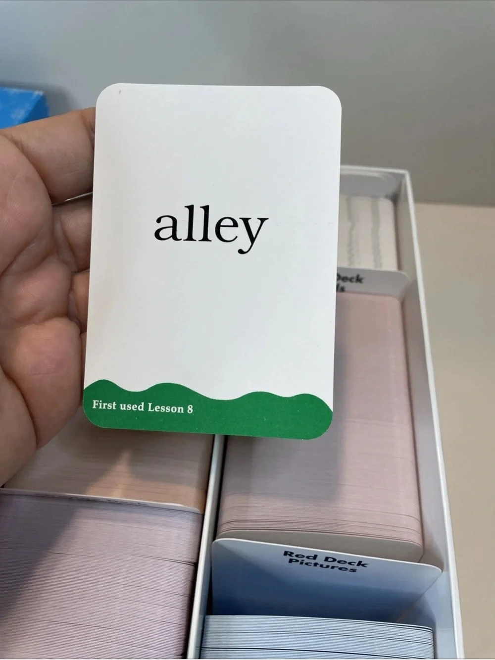 SAXON PHONICS & SPELLING GRADE 3 KID CARDS with STORAGE BOX  Teacher Vocab